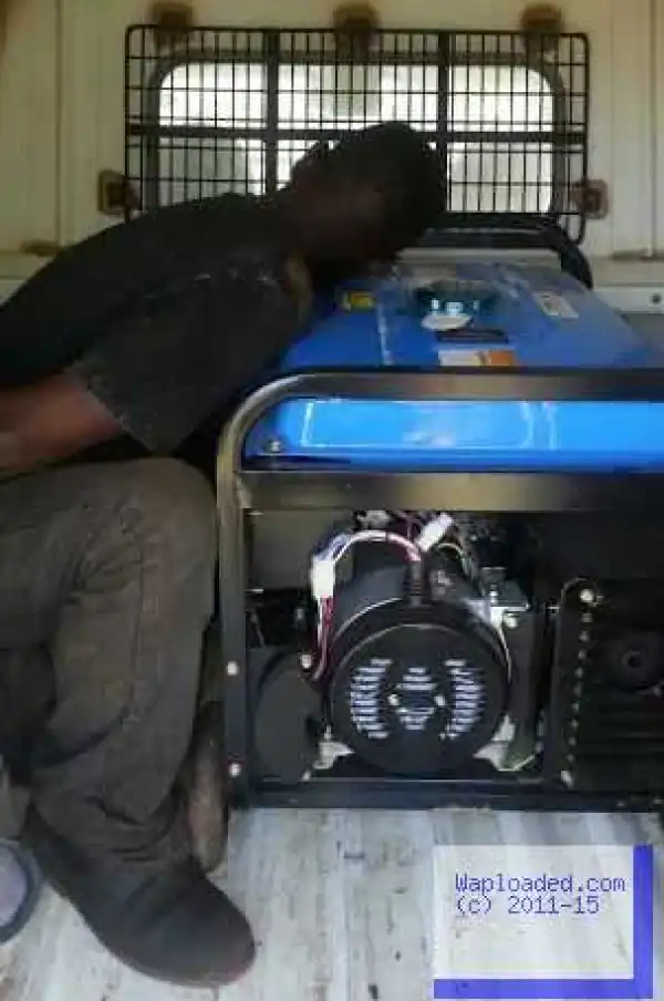 Photo: Man Caught Trying To Steal A Generator From A Church